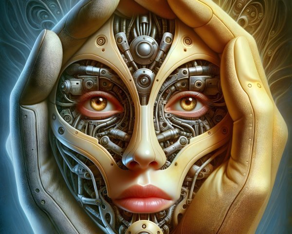 AI Robot, AI Chat, photo realistic, robot, computer, AI, AI humanoid robot, Human vs robot, futuristic , cyberpunk robot, anime robot No. #109