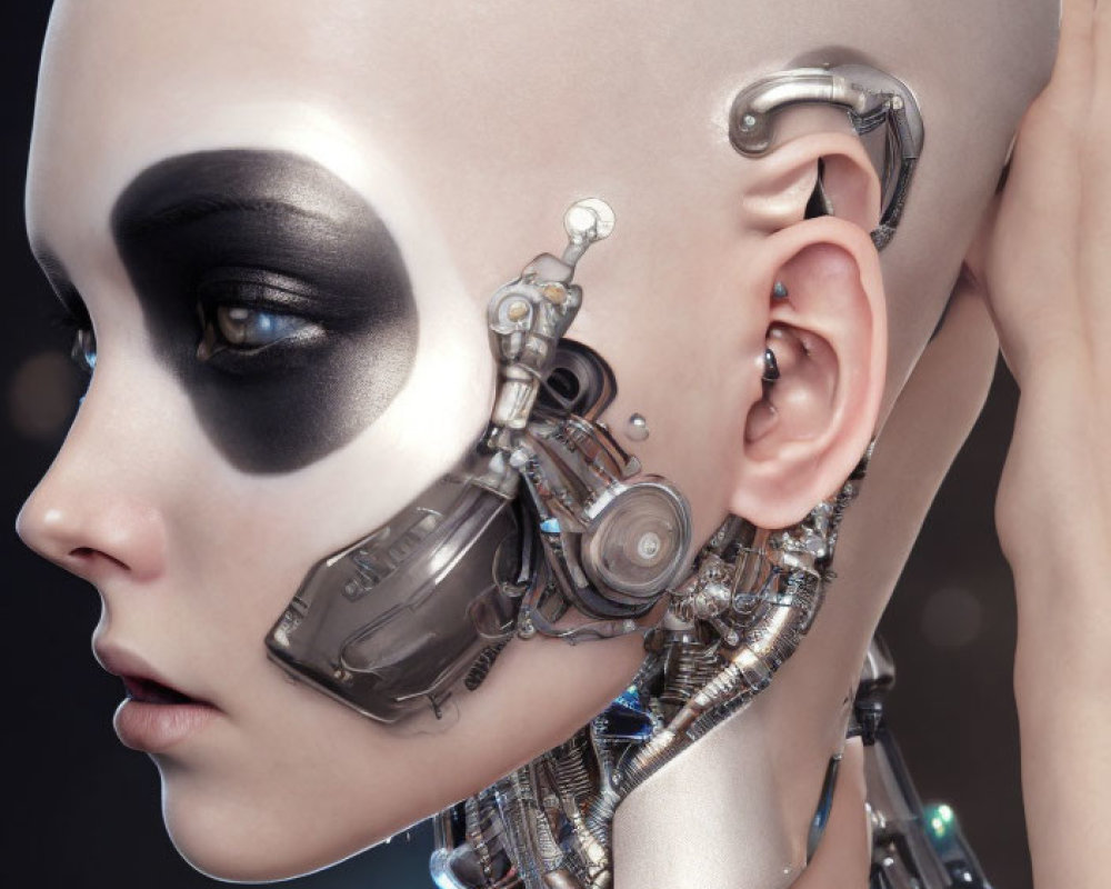 AI Robot, AI Chat, photo realistic, robot, computer, AI, AI humanoid robot, Human vs robot, futuristic , cyberpunk robot, anime robot No. #1148