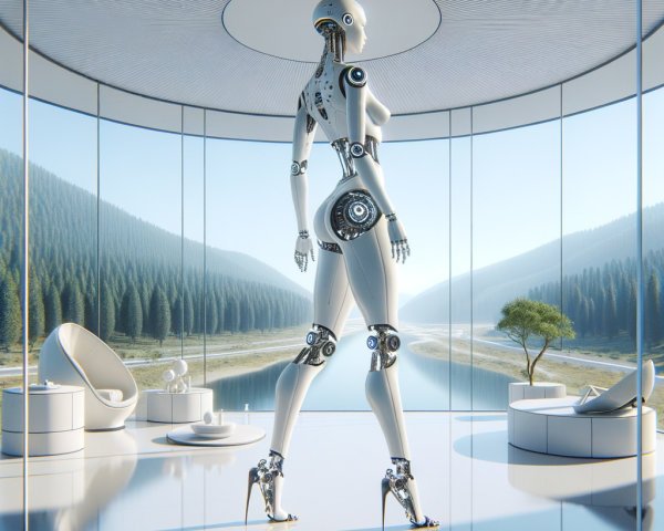 AI Robot, AI Chat, photo realistic, robot, computer, AI, AI humanoid robot, Human vs robot, futuristic , cyberpunk robot, anime robot No. #1206