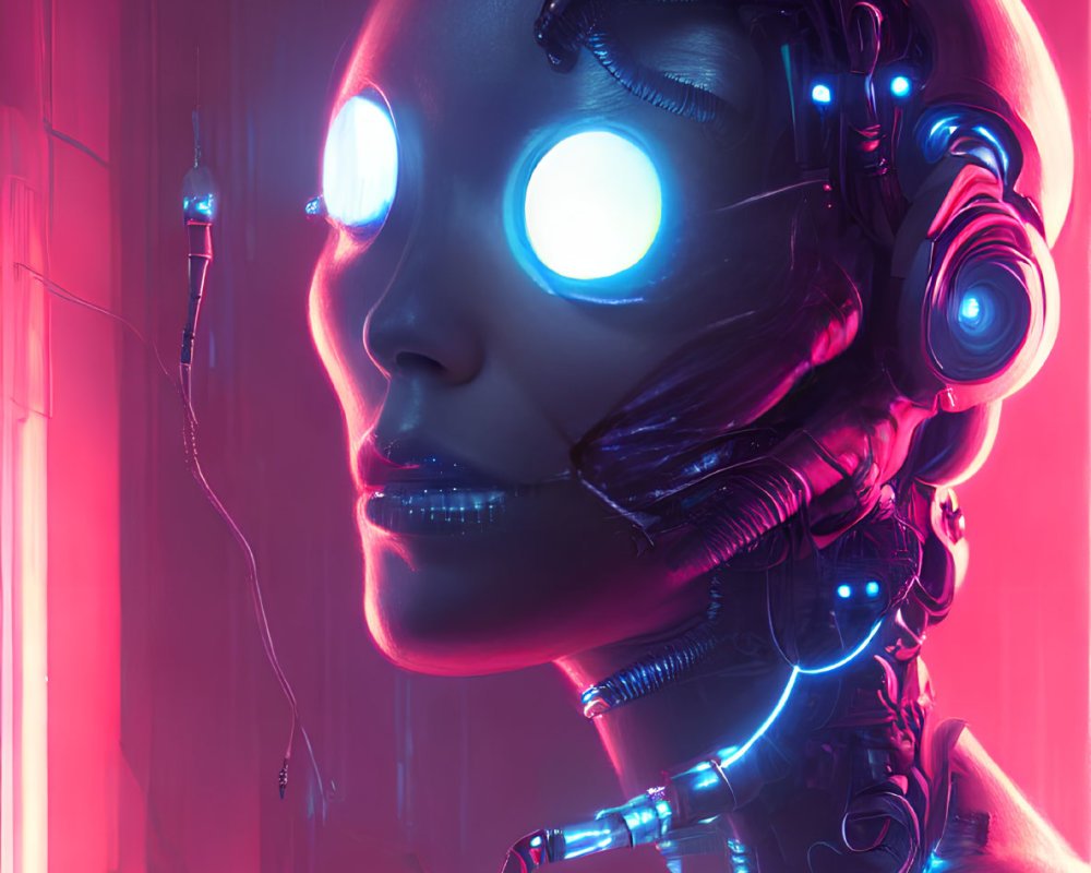 AI Robot, AI Chat, photo realistic, robot, computer, AI, AI humanoid robot, Human vs robot, futuristic , cyberpunk robot, anime robot No. #1288