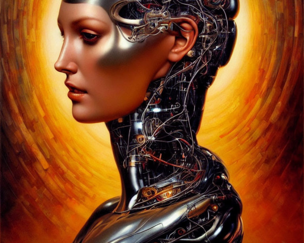 AI Robot, AI Chat, photo realistic, robot, computer, AI, AI humanoid robot, Human vs robot, futuristic , cyberpunk robot, anime robot No. #1331