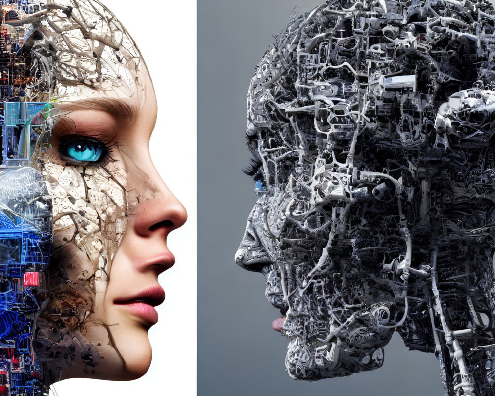 AI Robot, AI Chat, photo realistic, robot, computer, AI, AI humanoid robot, Human vs robot, futuristic , cyberpunk robot, anime robot No. #1382