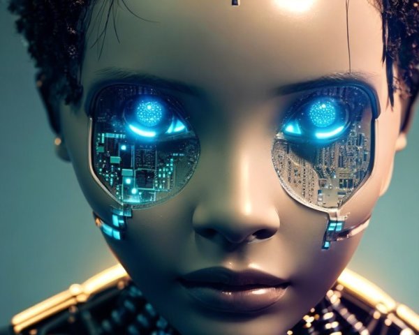 AI Robot, AI Chat, photo realistic, robot, computer, AI, AI humanoid robot, Human vs robot, futuristic , cyberpunk robot, anime robot No. #1407