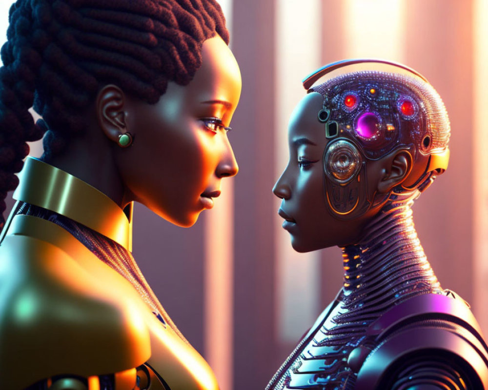 AI Robot, AI Chat, photo realistic, robot, computer, AI, AI humanoid robot, Human vs robot, futuristic , cyberpunk robot, anime robot No. #1451