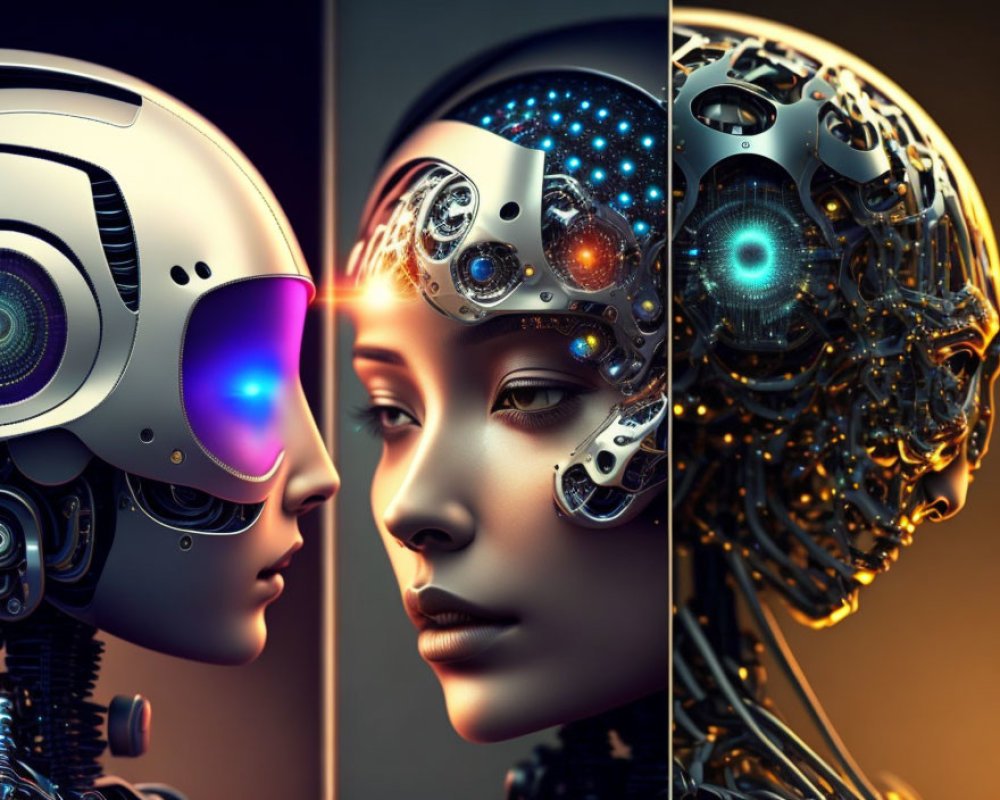 AI Robot, AI Chat, photo realistic, robot, computer, AI, AI humanoid robot, Human vs robot, futuristic , cyberpunk robot, anime robot No. #234