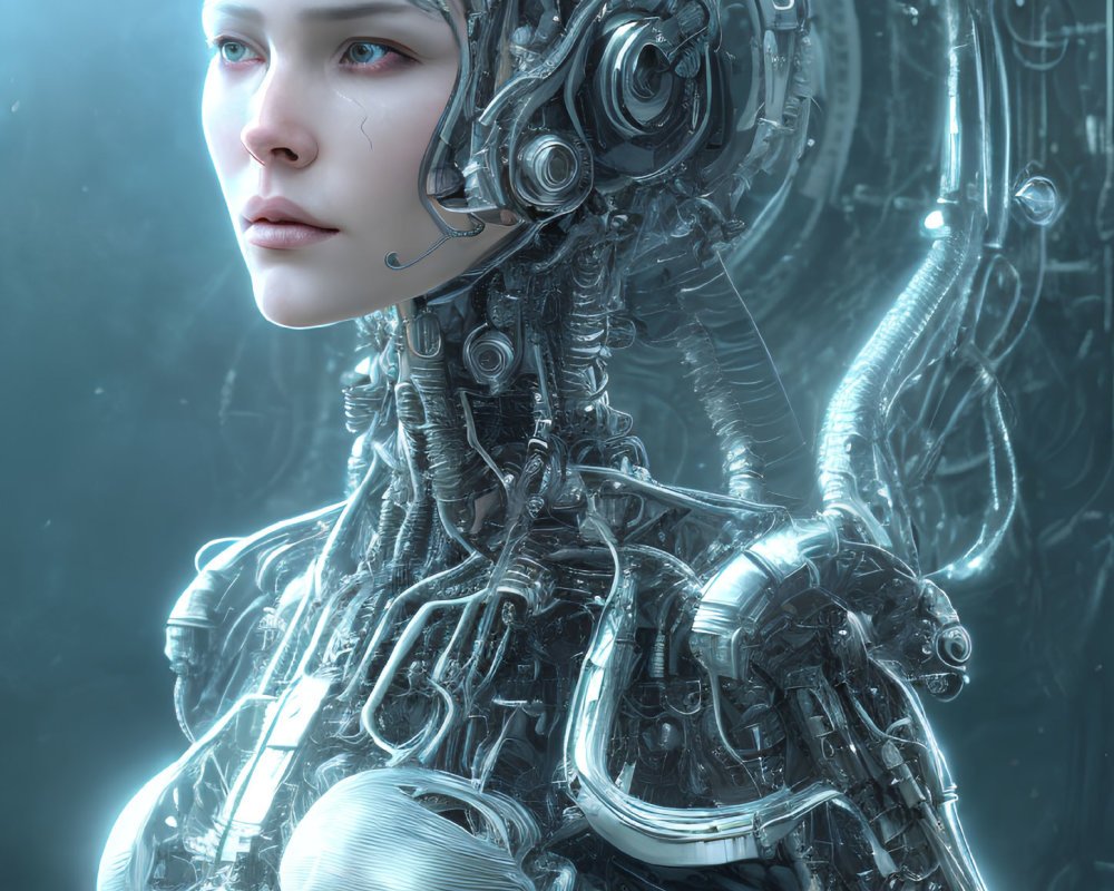 AI Robot, AI Chat, photo realistic, robot, computer, AI, AI humanoid robot, Human vs robot, futuristic , cyberpunk robot, anime robot No. #270