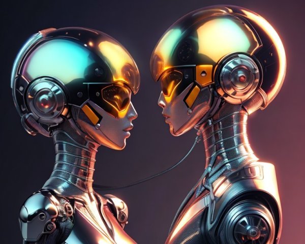 AI Robot, AI Chat, photo realistic, robot, computer, AI, AI humanoid robot, Human vs robot, futuristic , cyberpunk robot, anime robot No. #290