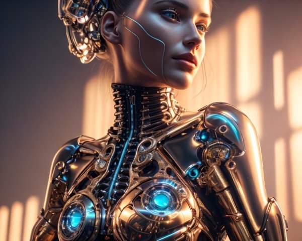 AI Robot, AI Chat, photo realistic, robot, computer, AI, AI humanoid robot, Human vs robot, futuristic , cyberpunk robot, anime robot No. #466