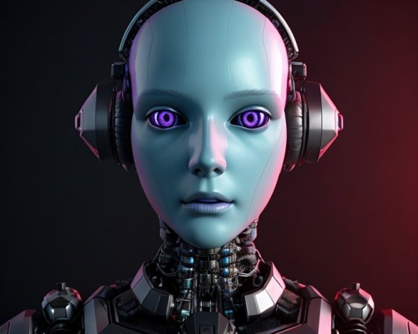 AI Robot, AI Chat, photo realistic, robot, computer, AI, AI humanoid robot, Human vs robot, futuristic , cyberpunk robot, anime robot No. #584