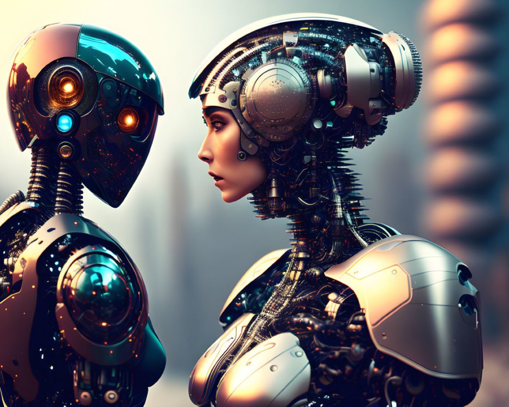 AI Robot, AI Chat, photo realistic, robot, computer, AI, AI humanoid robot, Human vs robot, futuristic , cyberpunk robot, anime robot No. #680