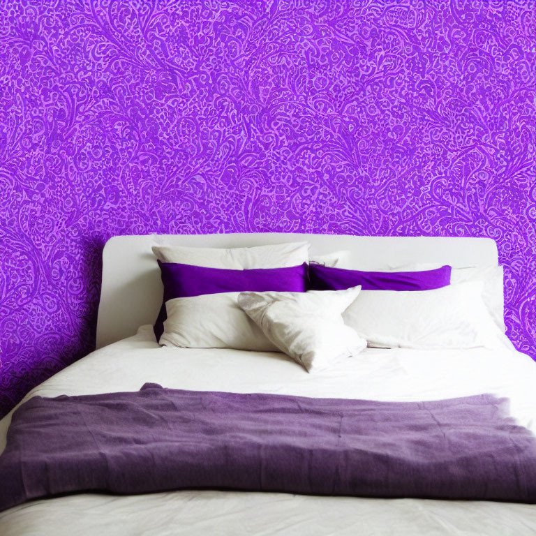 Purple wallpaper design