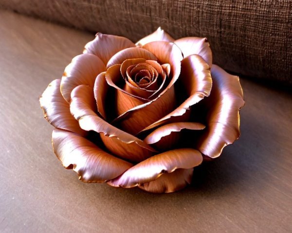 Vintage brown rose