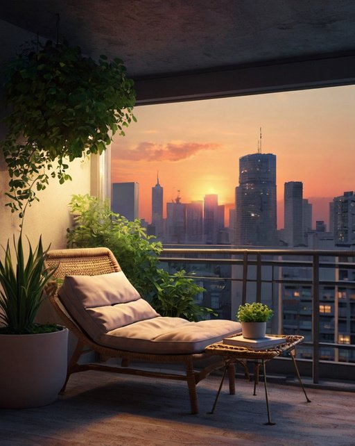 Anime The Image Youve Shared Depicts A Cozy Modern Zenlike Bal