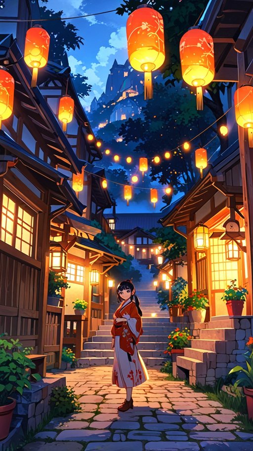 Anime Beautiful Village