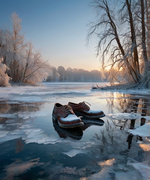 Breathtaking Winter Landscape With Snowcovered