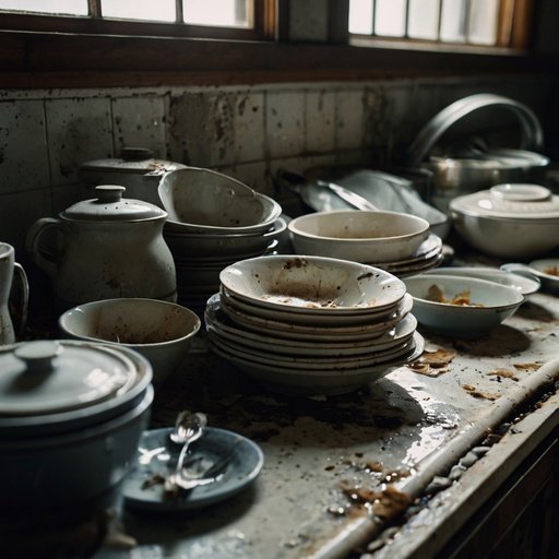 Many Dirty Dishes