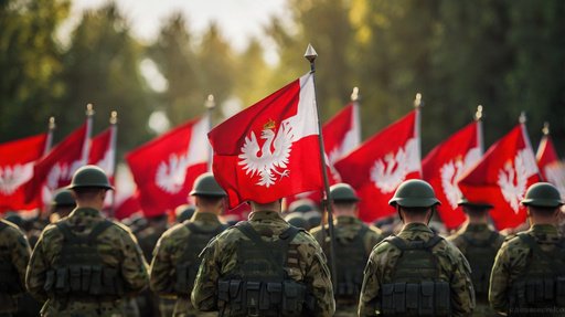 Poland Flag Soldiers