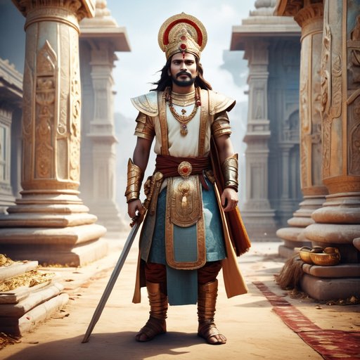 Concept Art Ancient India King