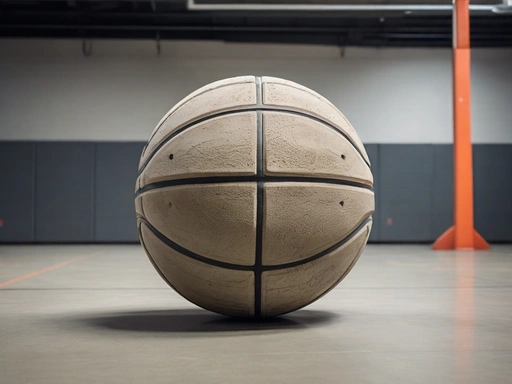 A Basketball Made Of Concrete