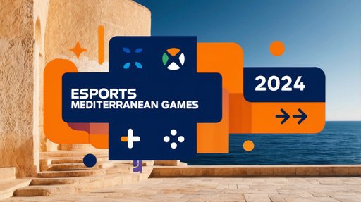 A Vibrant Key Visual For The 2024 Esports Mediterranea