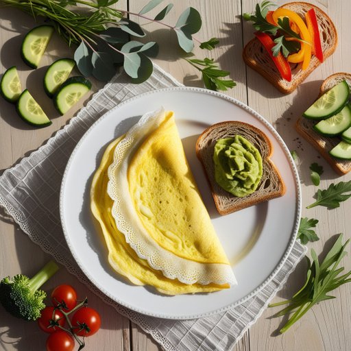 A Vibrant Stilllife Photograph Of A Mouthwatering Brea