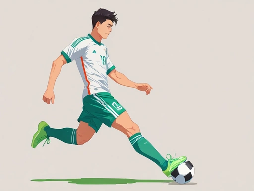 Asian Football Player