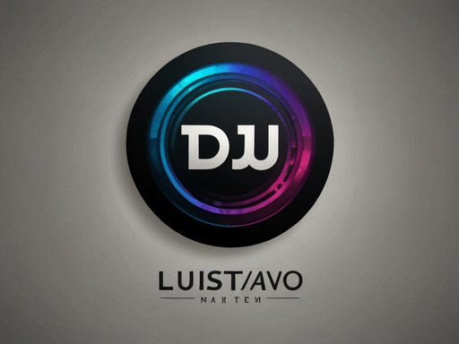 Dj Cover Logo With The Name Luistavo