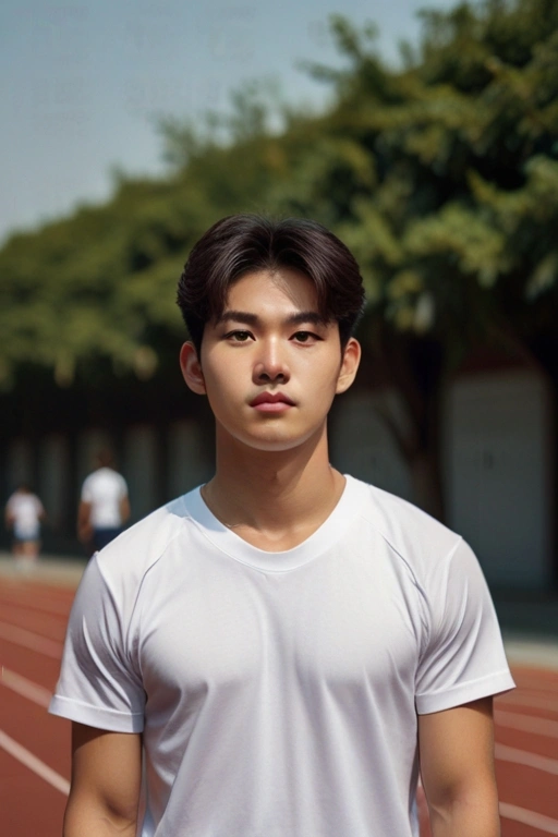 Handsome Korean Male Physical Education Student