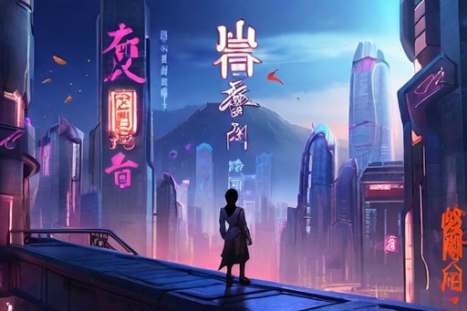 In A Sprawling Neonlit Cyberpunk City A Group Of Three