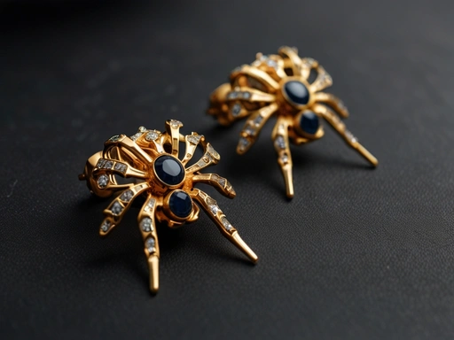 Project Title Spider Motif Earring Designconcept Overv