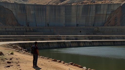 Thar Standing Near A Dam