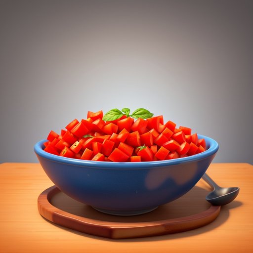 Tomato Marinade In A Bowl