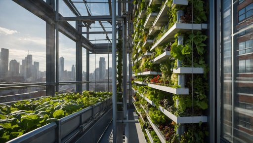 Urban Farm Of The Future Vertical Gardens And Automati