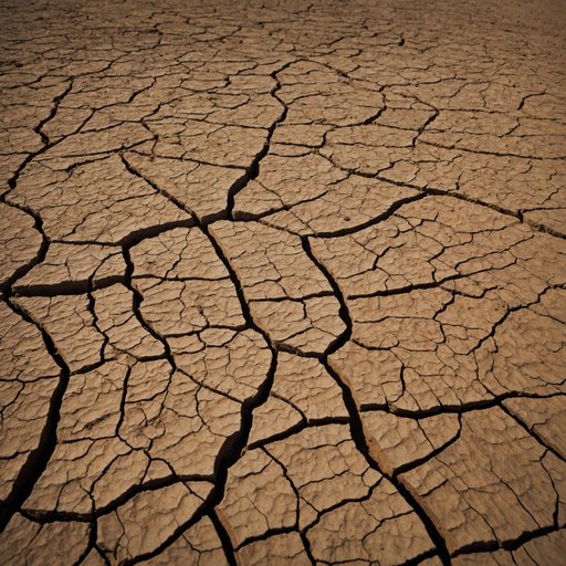 Weathered Desert Cracks Cracked And Weathered Surface