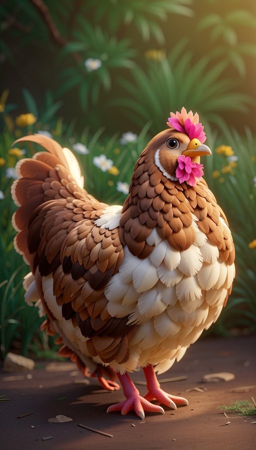 A Beautiful Hen