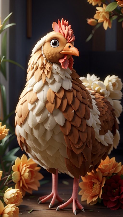 A Beautiful Hen