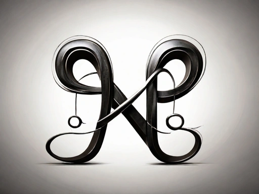 Connect The Infinity Symbol With The Letter H