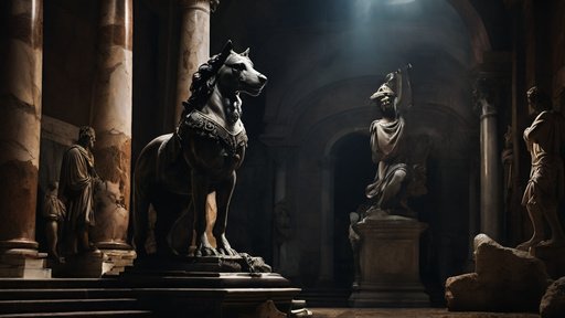 Dramatic Thumbnail Featuring The Capitoline Wolf And T