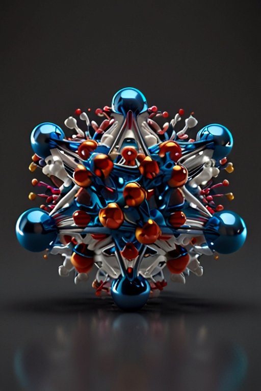 Molecule Sparkling Art