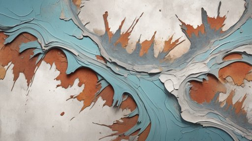 Graphic Design Peeling Paint On A Weathered Surface Revealing