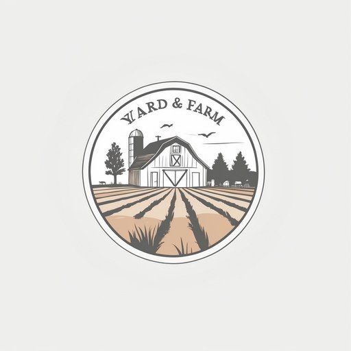 Graphic Yard Farm 2D Business Logo