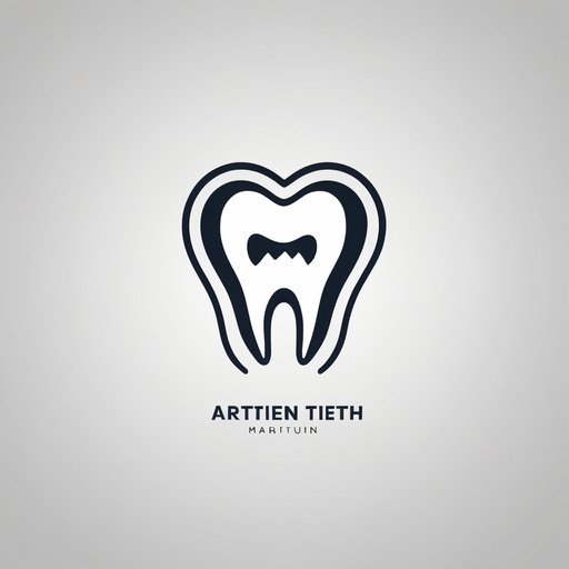 Illustrative Albedo A Simple Logo For An Artificial Teeth Manu