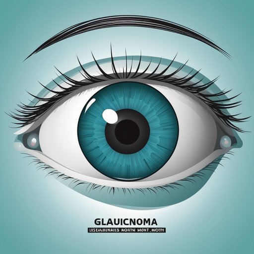 Illustrative Albedo Glaucoma Awareness Month Poster Card Desig