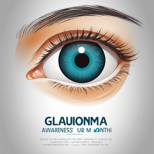 Illustrative Albedo Glaucoma Awareness Month Poster Card Desig