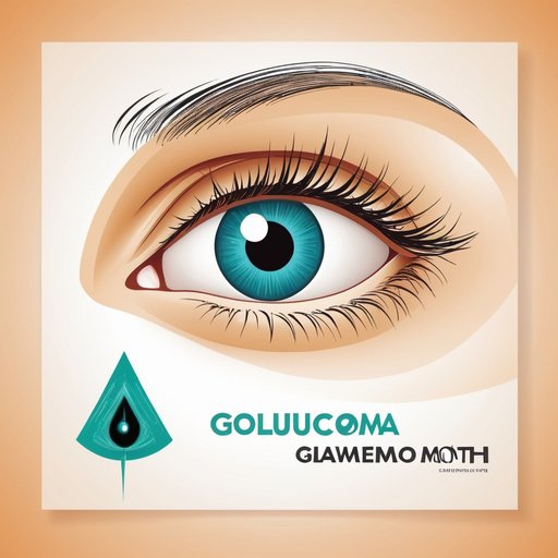 Illustrative Albedo Glaucoma Awareness Month Poster Card Desig