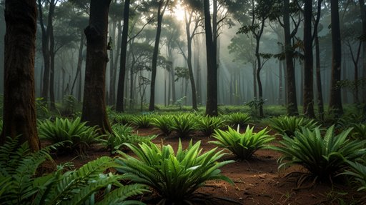 Lightning Natureza Com Rvores