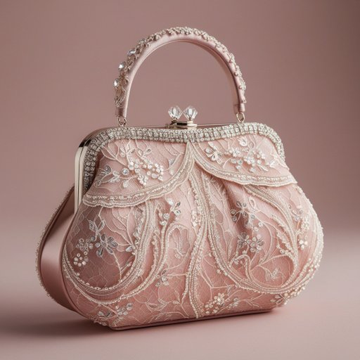 A Breathtakingly Detailed Bridal Purse Design