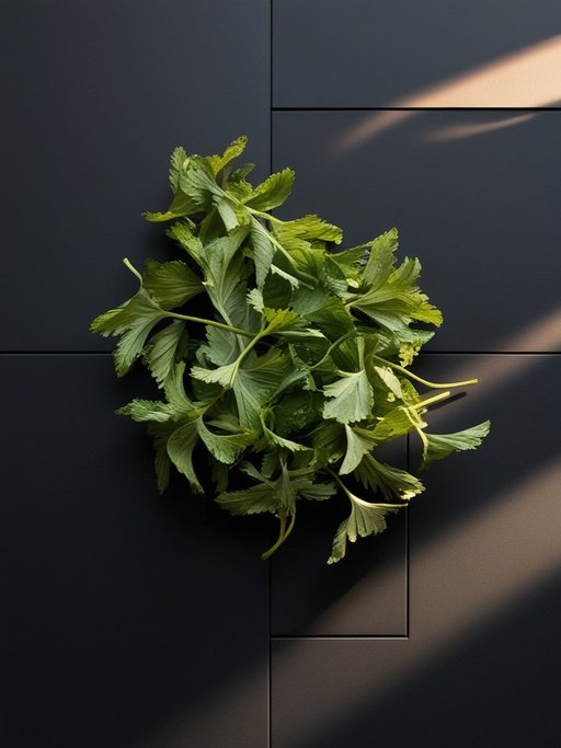 A Cluster Of Vibrant Emeraldgreen Mint Leaves