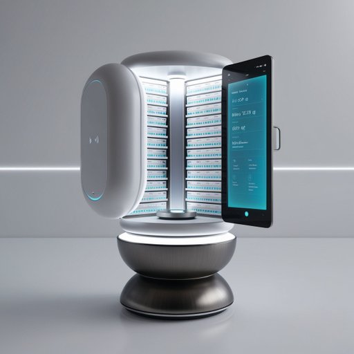 A Compact Futuristic Medicine Cabinet Adorned