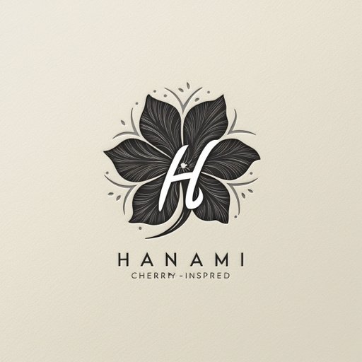 A Delicate Handdrawn Hanamiinspired Logo Feat